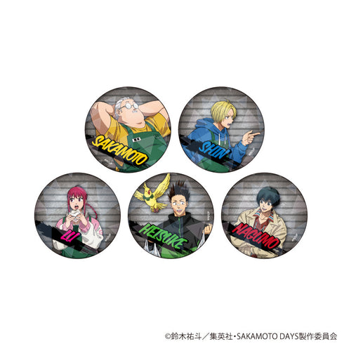 『SAKAMOTO DAYS』ホログラム缶バッジ(57mm)01/BOX(全5種)(描き下ろしイラスト)